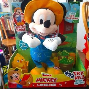 Brand new farmer mickey singing toy